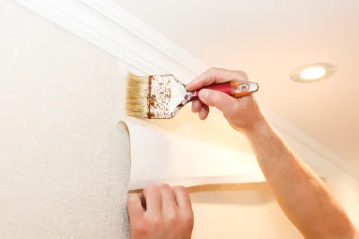 Pose de papier peint à Resson — revêtements muraux et toiles de verre